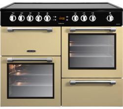 LEISURE  Cookmaster CK100C210C Electric Ceramic Range Cooker - Cream & Chrome